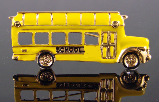 School bus brooch side view, BX3435